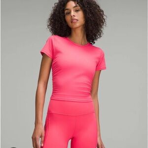 Lululemon All It Takes Nulu Tee Glaze Pink